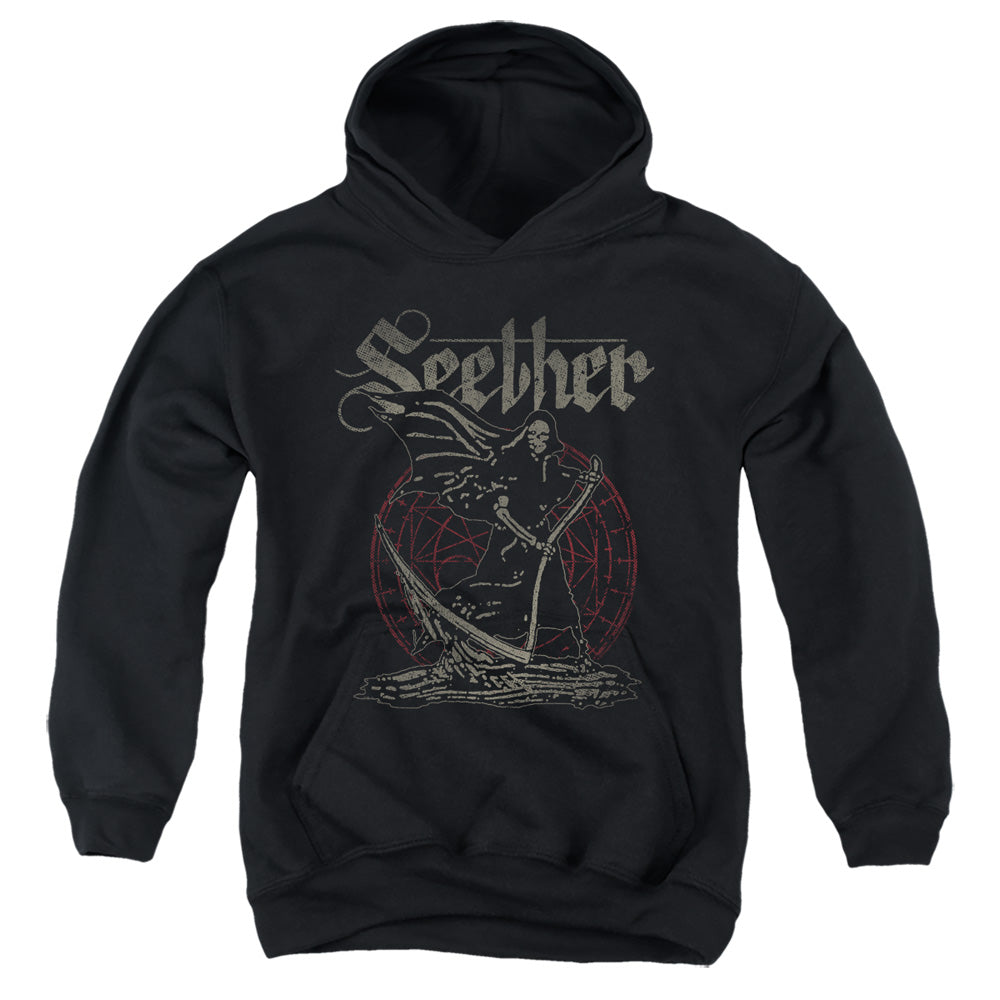 Seether Reaper Kids Youth Hoodie Black