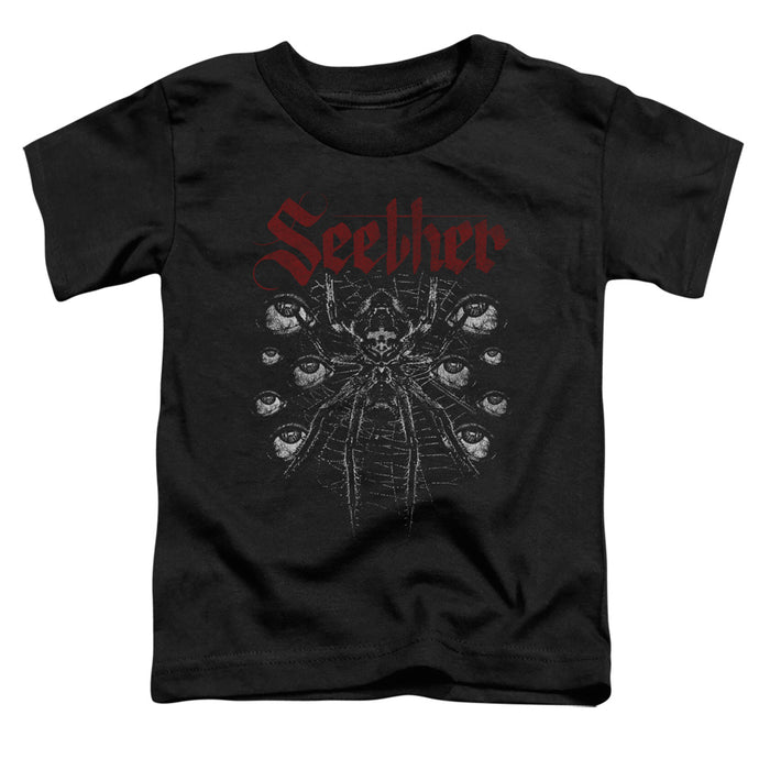 Seether Arachnoid Toddler Kids Youth T Shirt Black