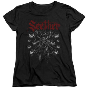 Seether Arachnoid Womens T Shirt Black