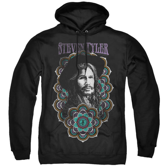 Steven Tyler Mandala Mens Hoodie Black