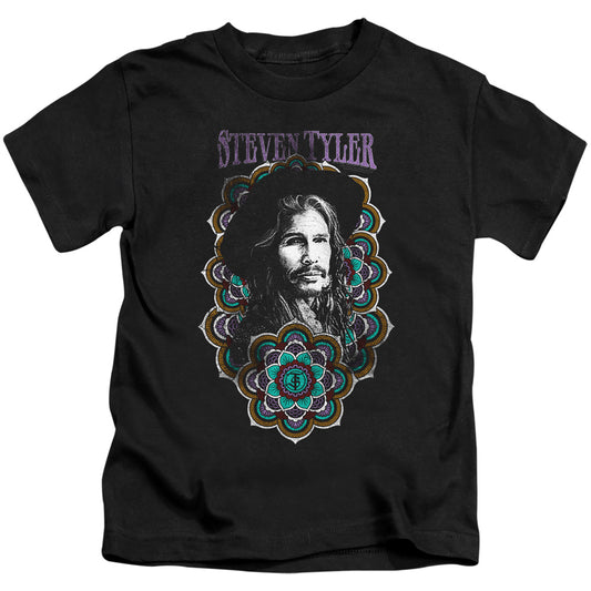 Steven Tyler Mandala Juvenile Kids Youth T Shirt Black