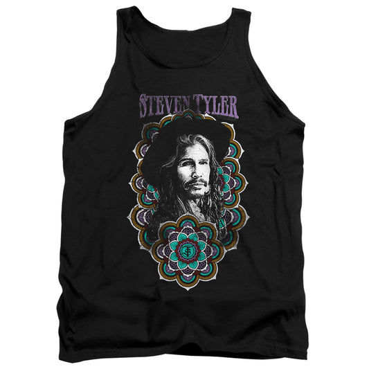 Steven Tyler Mandala Mens Tank Top Shirt Black