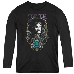 Steven Tyler Mandala Womens Long Sleeve Shirt Black