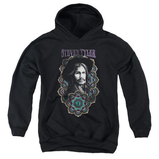 Steven Tyler Mandala Kids Youth Hoodie Black