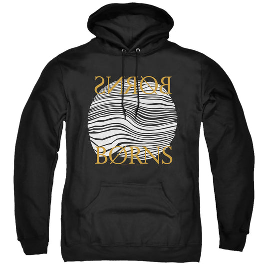 Borns Thumbprint Mens Hoodie Black