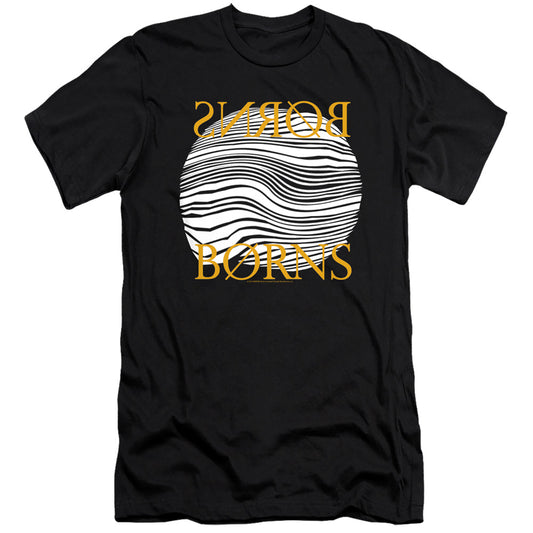 Borns Thumbprint Slim Fit Mens T Shirt Black