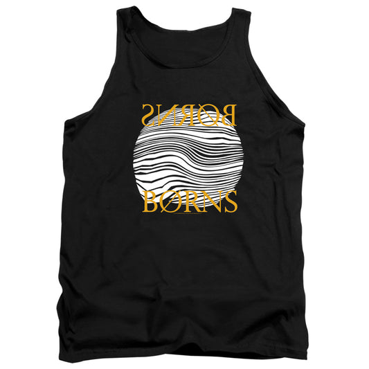 Borns Thumbprint Mens Tank Top Shirt Black