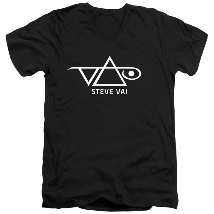 Steve Vai Logo Mens Slim Fit V-Neck T Shirt Black