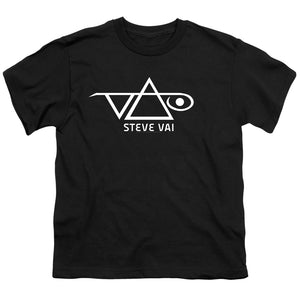 Steve Vai Logo Kids Youth T Shirt Black