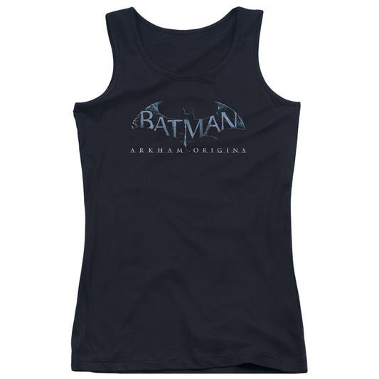 Batman Arkham Origins Logo Womens Tank Top Shirt Black