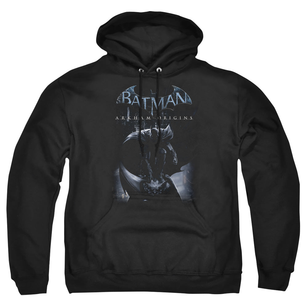 Batman Arkham Origins Perched Cat Mens Hoodie Black Officially Licensed