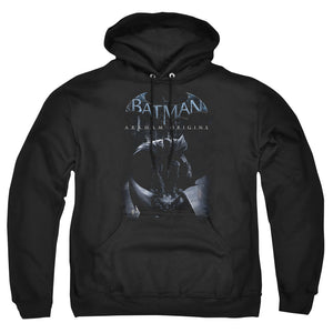Batman Arkham Origins Perched Cat Mens Hoodie Black