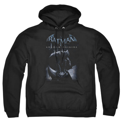 Batman Arkham Origins Perched Cat Mens Hoodie Black Officially Licensed