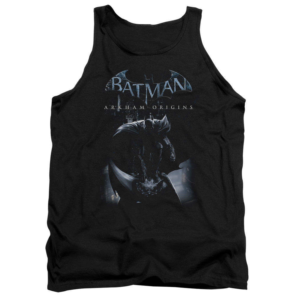 Batman Arkham Origins Perched Cat Mens Tank Top Shirt Black