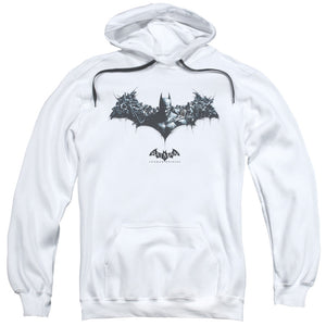 Batman Arkham Origins Bat Of Enemies Mens Hoodie White