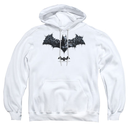 Batman Arkham Origins Bat Of Enemies Mens Hoodie White Officially Licensed