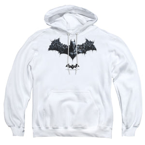 Batman Arkham Origins Bat Of Enemies Mens Hoodie White