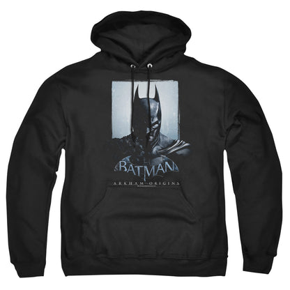 Batman Arkham Origins Two Sides Mens Hoodie Black Officially Licensed