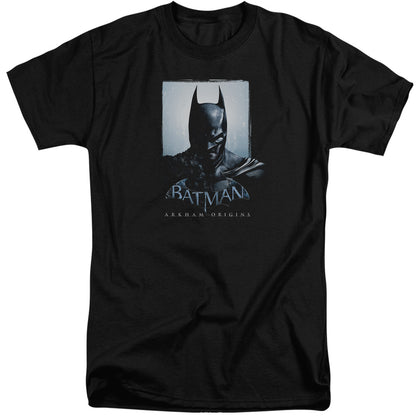 Batman Arkham Origins Two Sides Mens Tall T Shirt Black