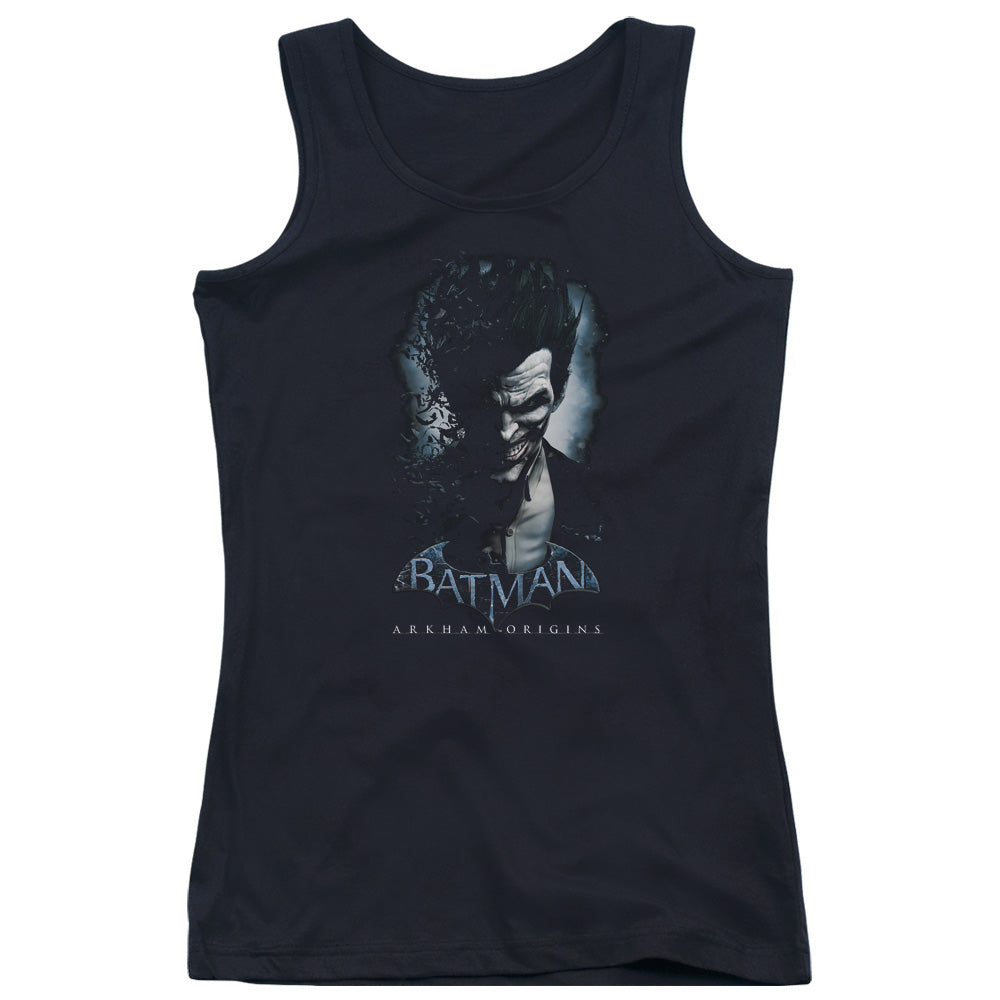 Batman Arkham Origins Joker Womens Tank Top Shirt Black