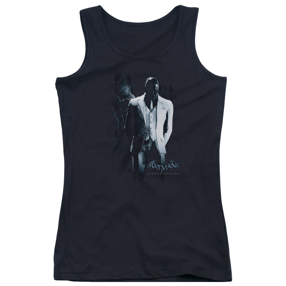 Batman Arkham Origins Black Mask Womens Tank Top Shirt Black