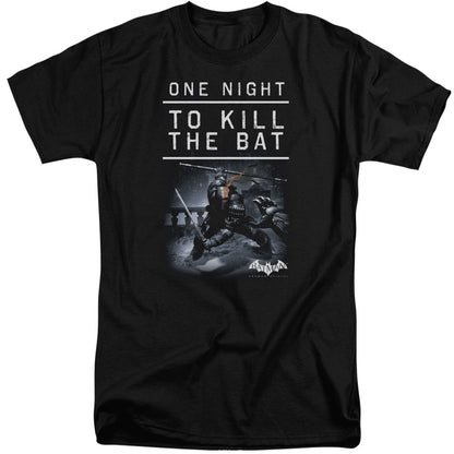 Batman Arkham Origins One Night Mens Tall T Shirt Black Officially Licensed