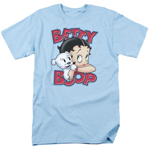 Betty Boop Forever Friends Mens T Shirt Light Blue