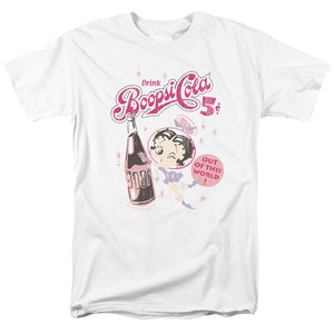 Betty Boop Boopsi Cola Mens T Shirt White