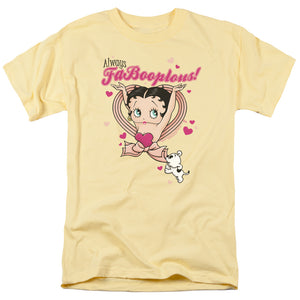 Betty Boop Fabooplous! Mens T Shirt Yellow
