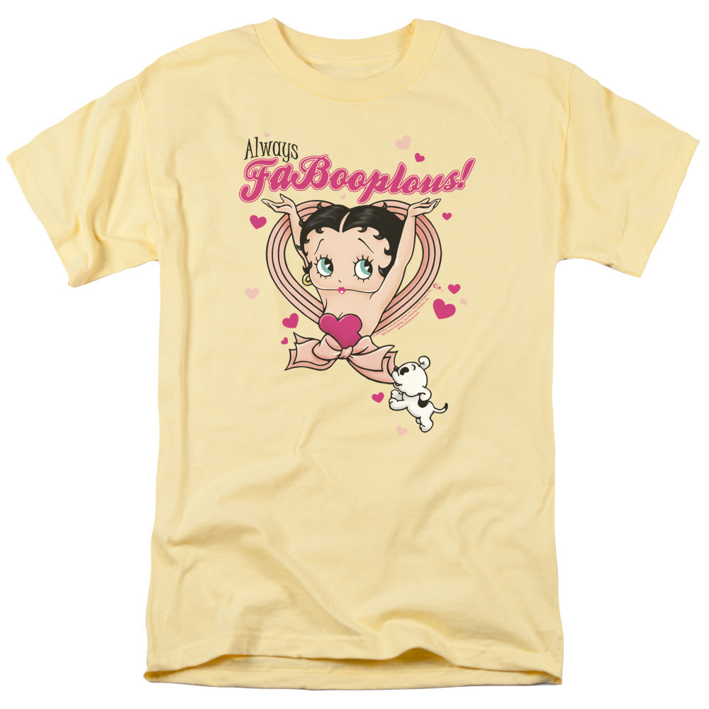Betty Boop Fabooplous! Mens T Shirt Yellow