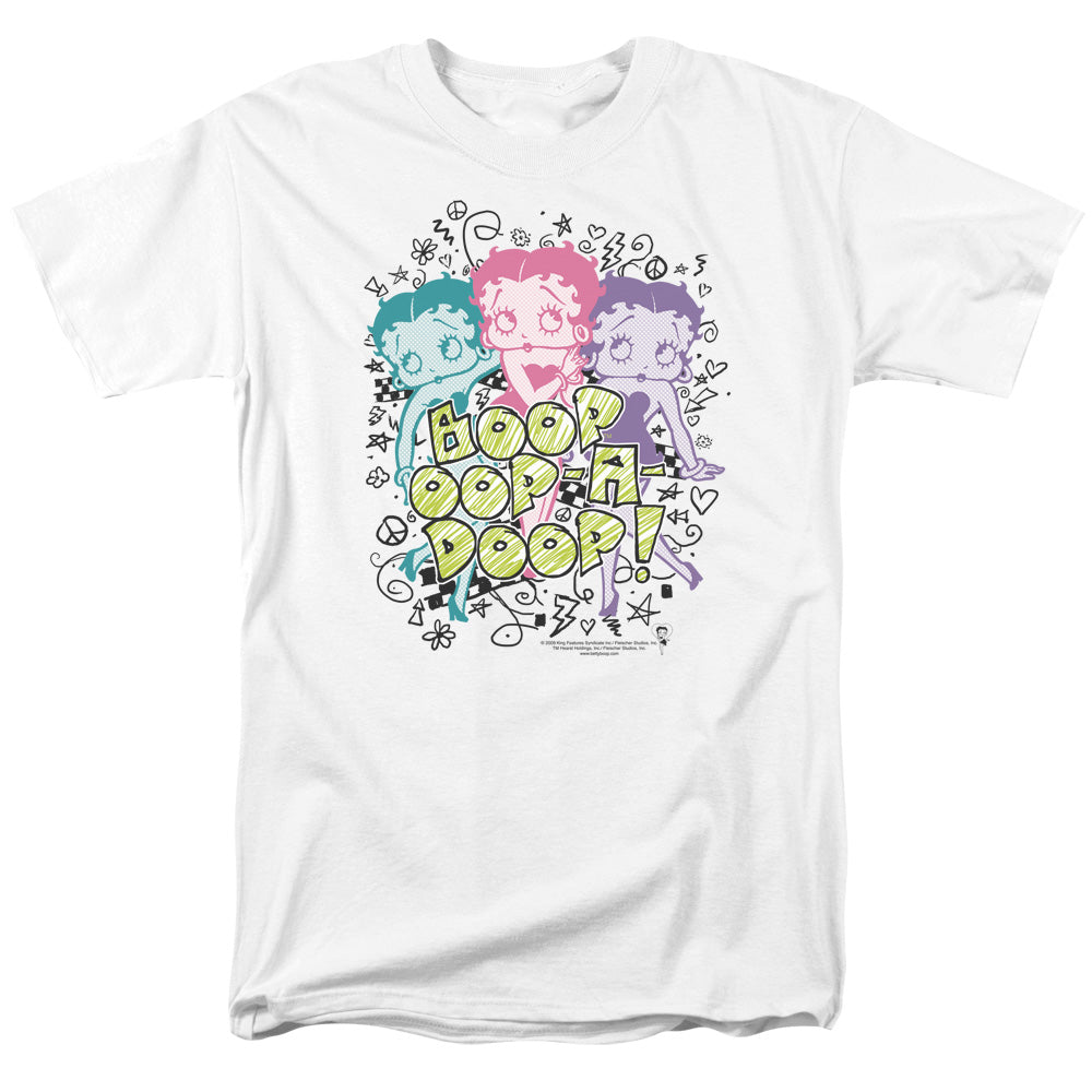 Betty Boop Sketch Mens T Shirt White