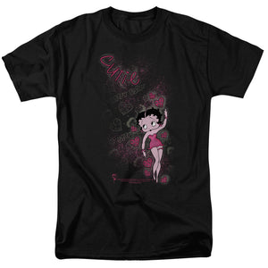 Betty Boop Cutie Mens T Shirt Black