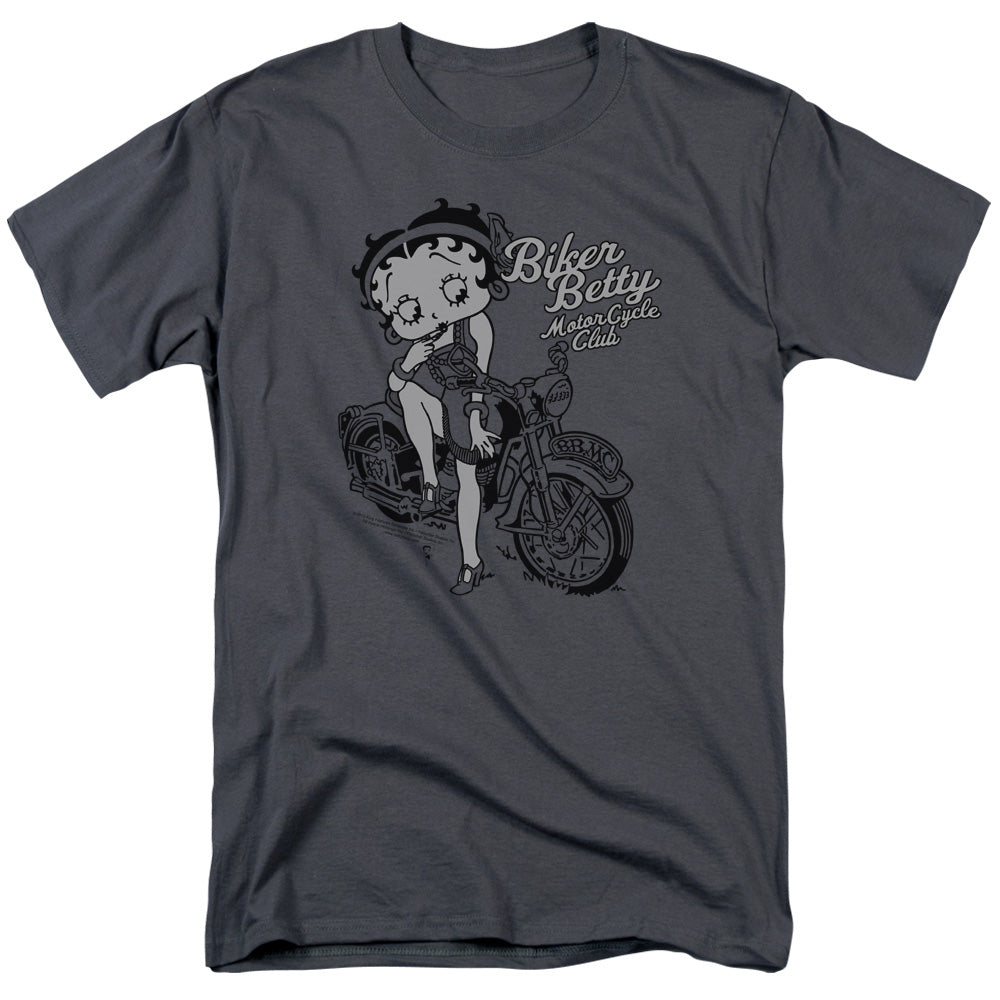 Betty Boop Bbmc Mens T Shirt Charcoal
