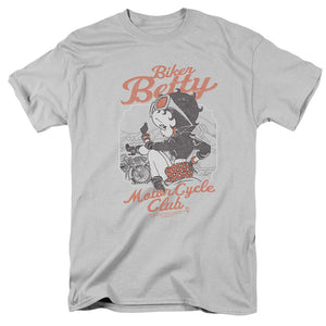 Betty Boop Bbmc Mens T Shirt Silver