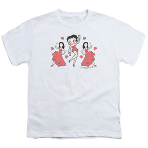 Betty Boop Bb Dance Kids Youth T Shirt White