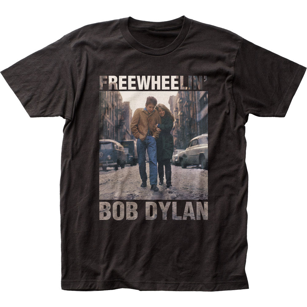 Bob Dylan Freewheelin’ Mens T Shirt Black