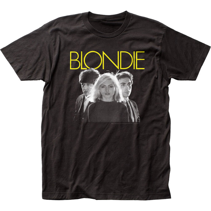 Blondie Early Photo Mens T Shirt Black