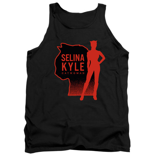 The Batman Selina Kyle Catwoman Mens Tank Top Shirt Black