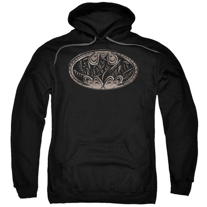 Batman Bio Mech Bat Shield Mens Hoodie Black
