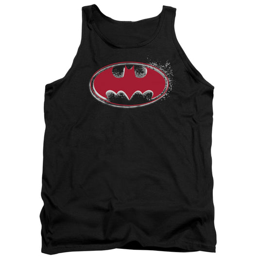 Batman Hardcore Noir Bat Logo Mens Tank Top Shirt Black