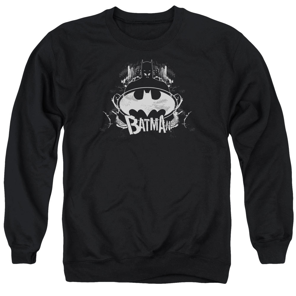 Batman Grim & Grity Mens Crewneck Sweatshirt Black