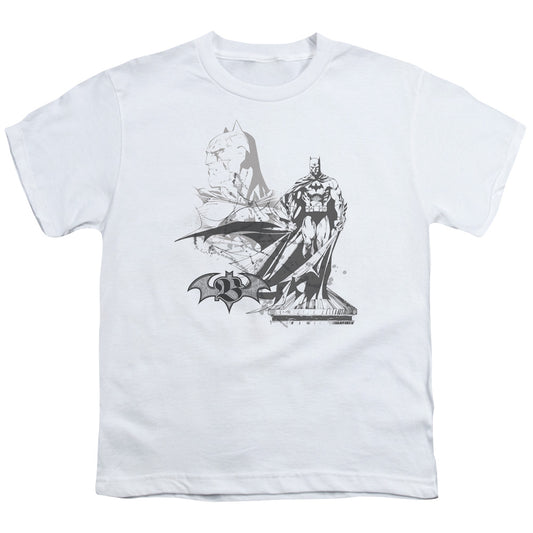 Batman Overseer Kids Youth T Shirt White