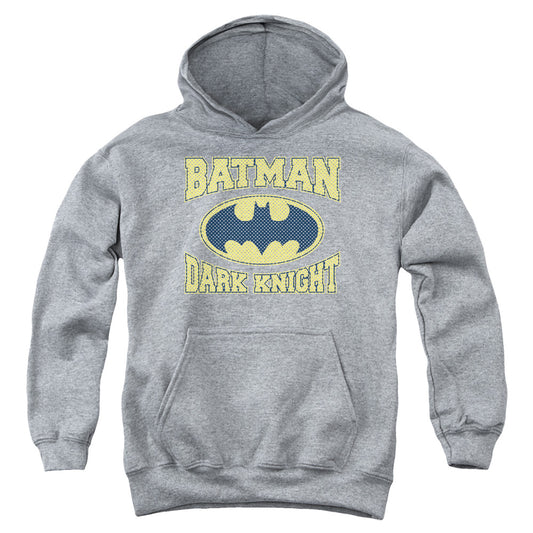 Batman Dark Knight Jersey Kids Youth Hoodie Heather