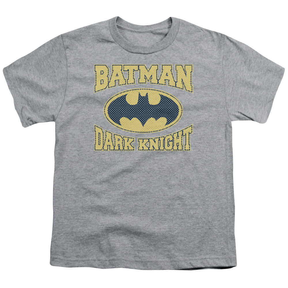 Batman Dark Knight Jersey Kids Youth T Shirt Athletic Heather