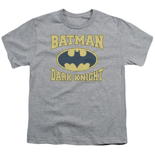 Batman Dark Knight Jersey Kids Youth T Shirt Athletic Heather