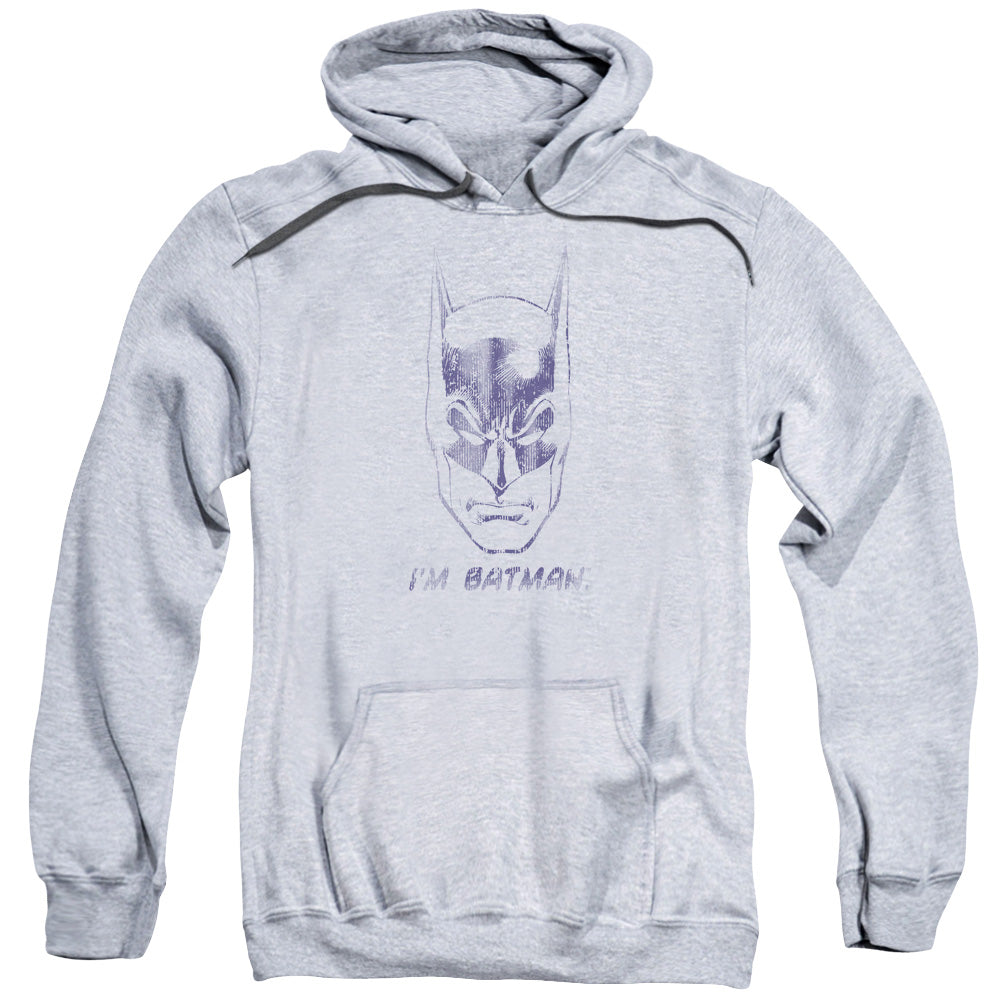 Batman Im Batman Mens Hoodie Athletic Heather