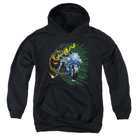 Batman Batcycle Kids Youth Hoodie Black