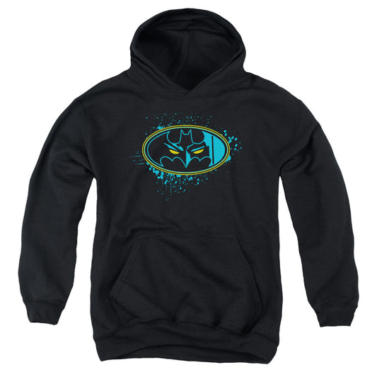 Batman Eyes In The Darkness Kids Youth Hoodie Black