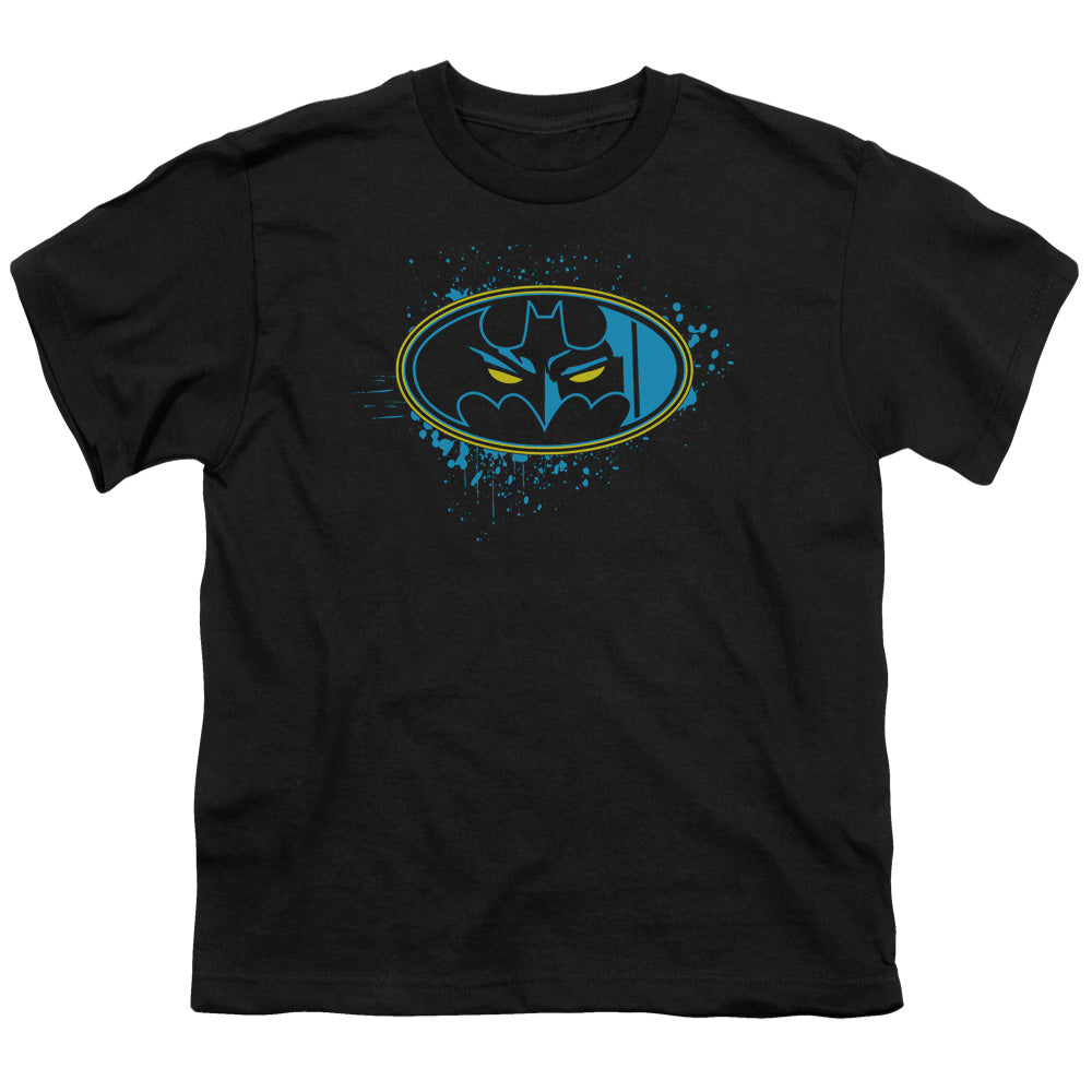 Batman Eyes In The Darkness Kids Youth T Shirt Black