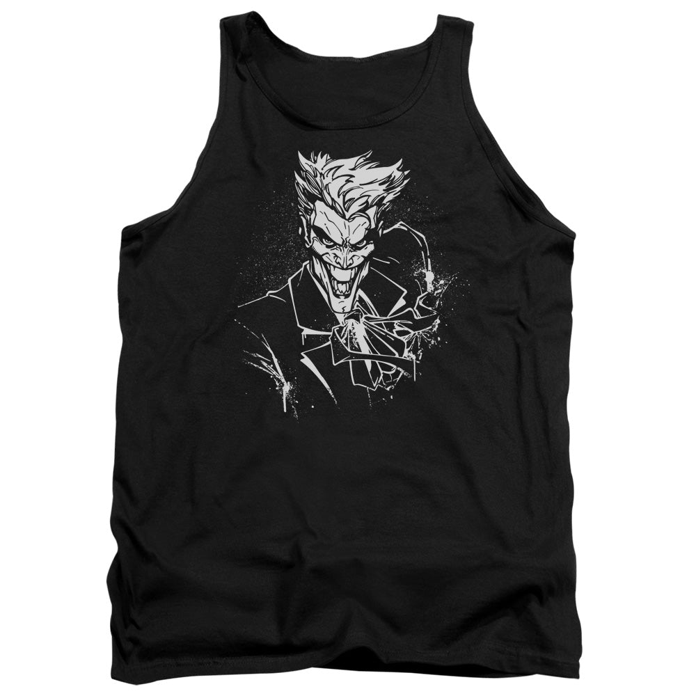 Batman Jokers Splater Ile Mens Tank Top Shirt Black